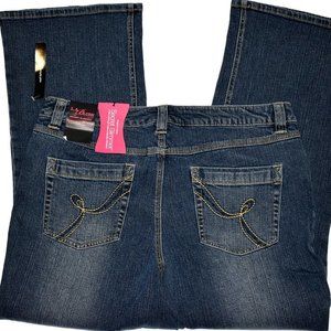 NWT Vintage L.A. Blues "Secret Slimmer" Boot Cut High Waisted Jeans